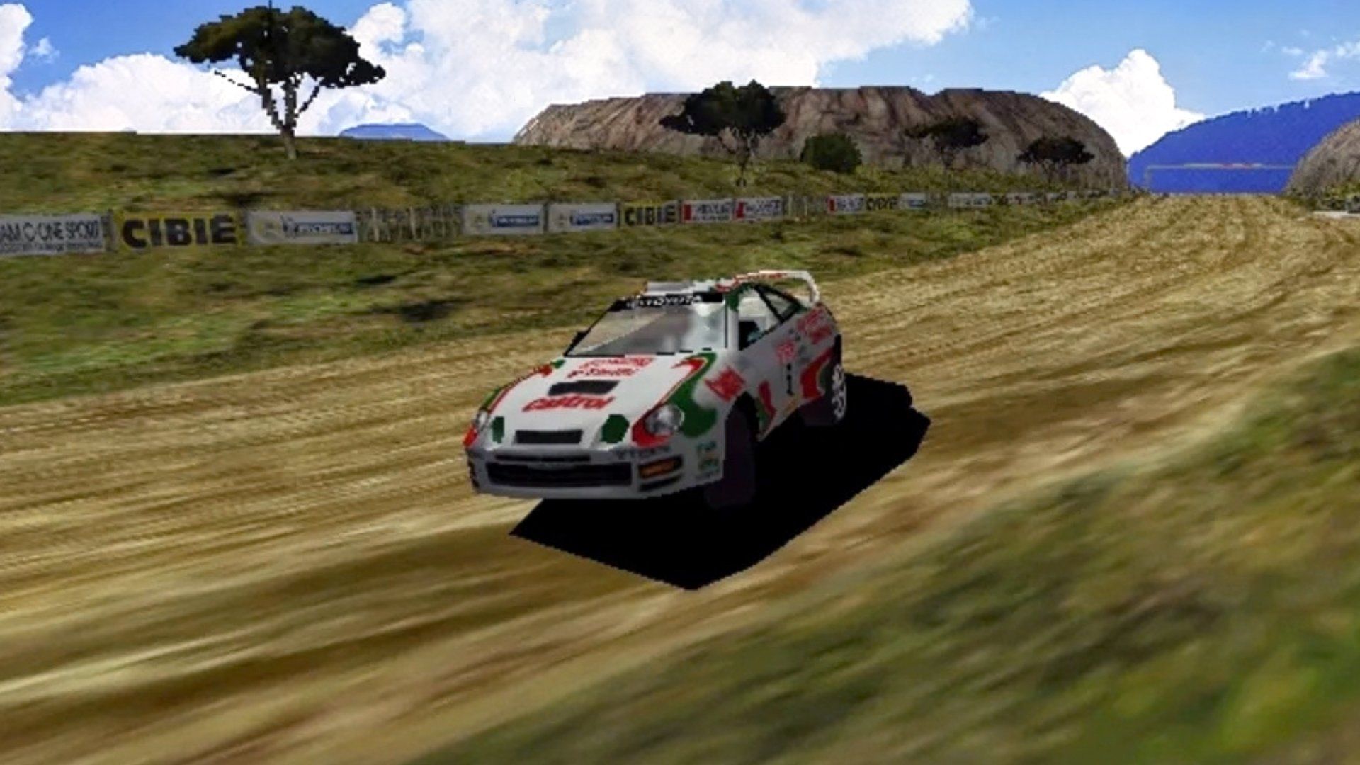 sega dreamcast sega rally 2 signature race car.