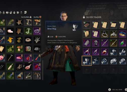 Cara Menjual Silver di The Blood of Dawnwalker 10 Silver in The Blood of Dawnwalker