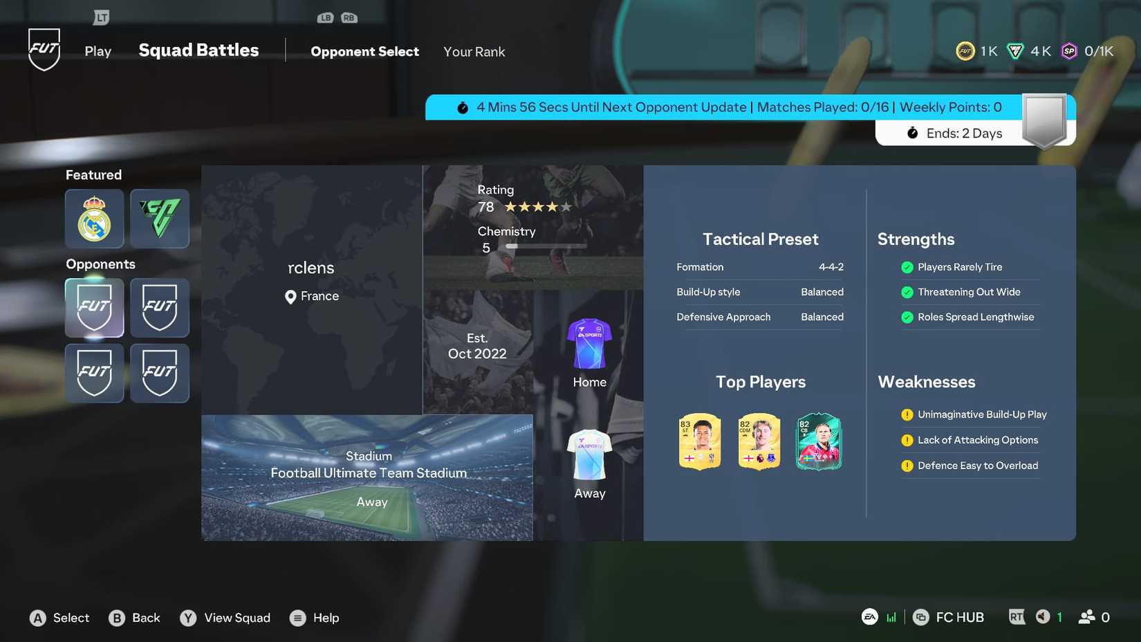 squad battles rewards times in ea fc 27