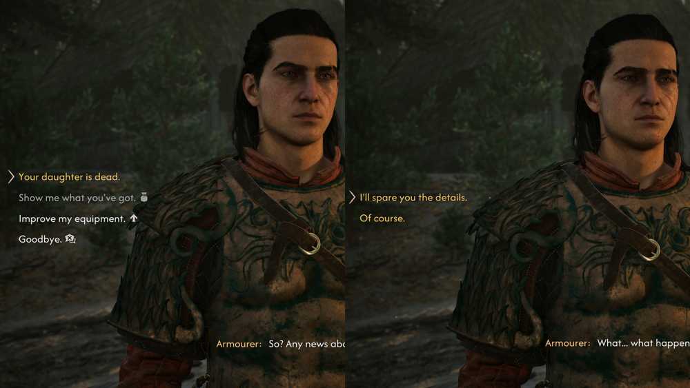 Escolha do final da miss&atilde;o Amantes Desafortunados em Blood of Dawnwalker