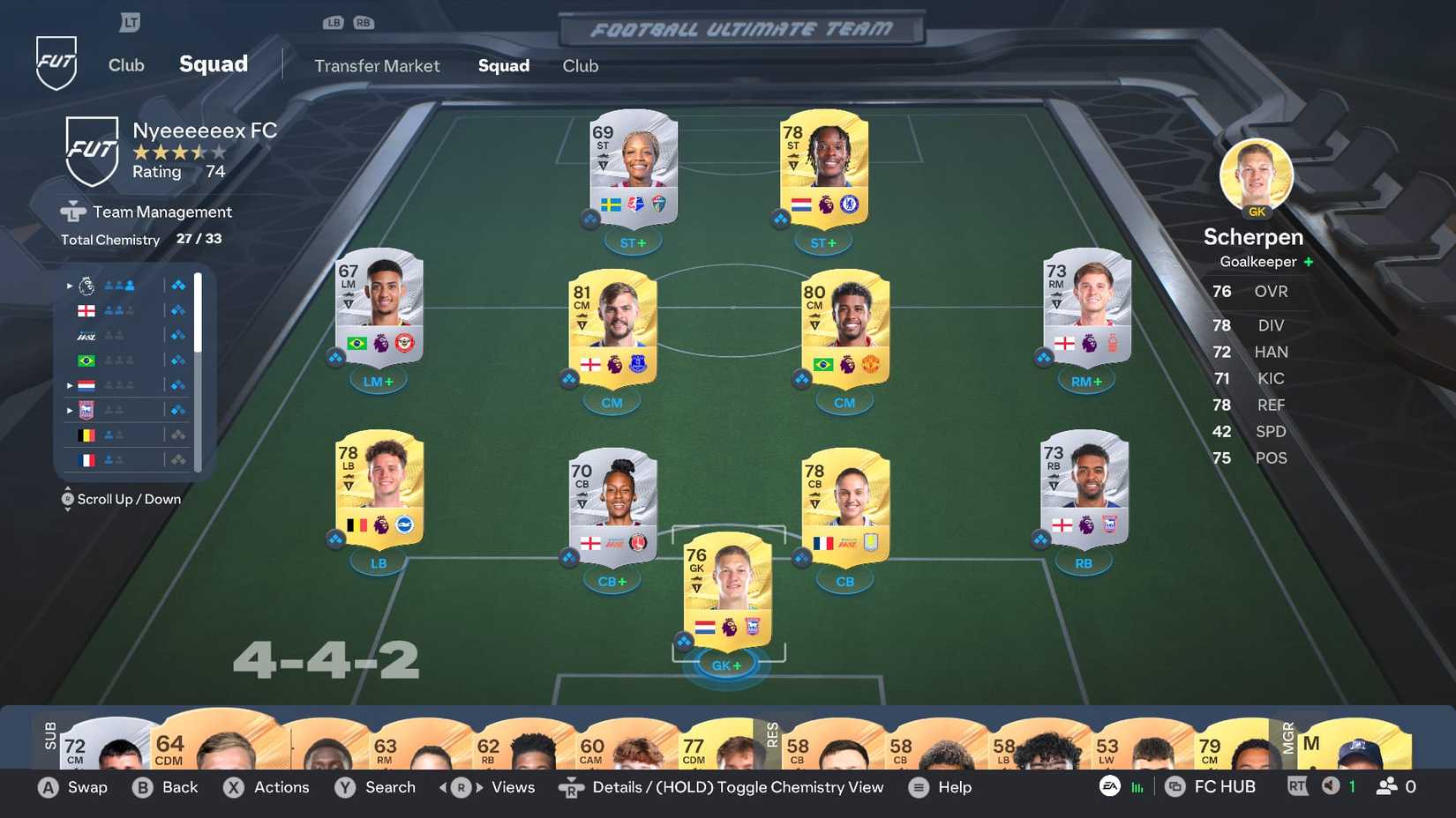 starter pack team in ea fc 27