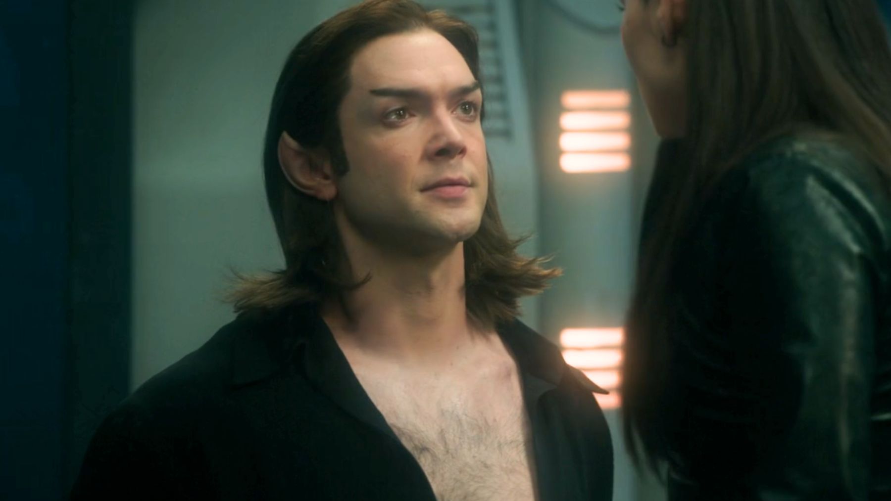 Ethan Peck as Sybok in Star Trek: Strange New Worlds