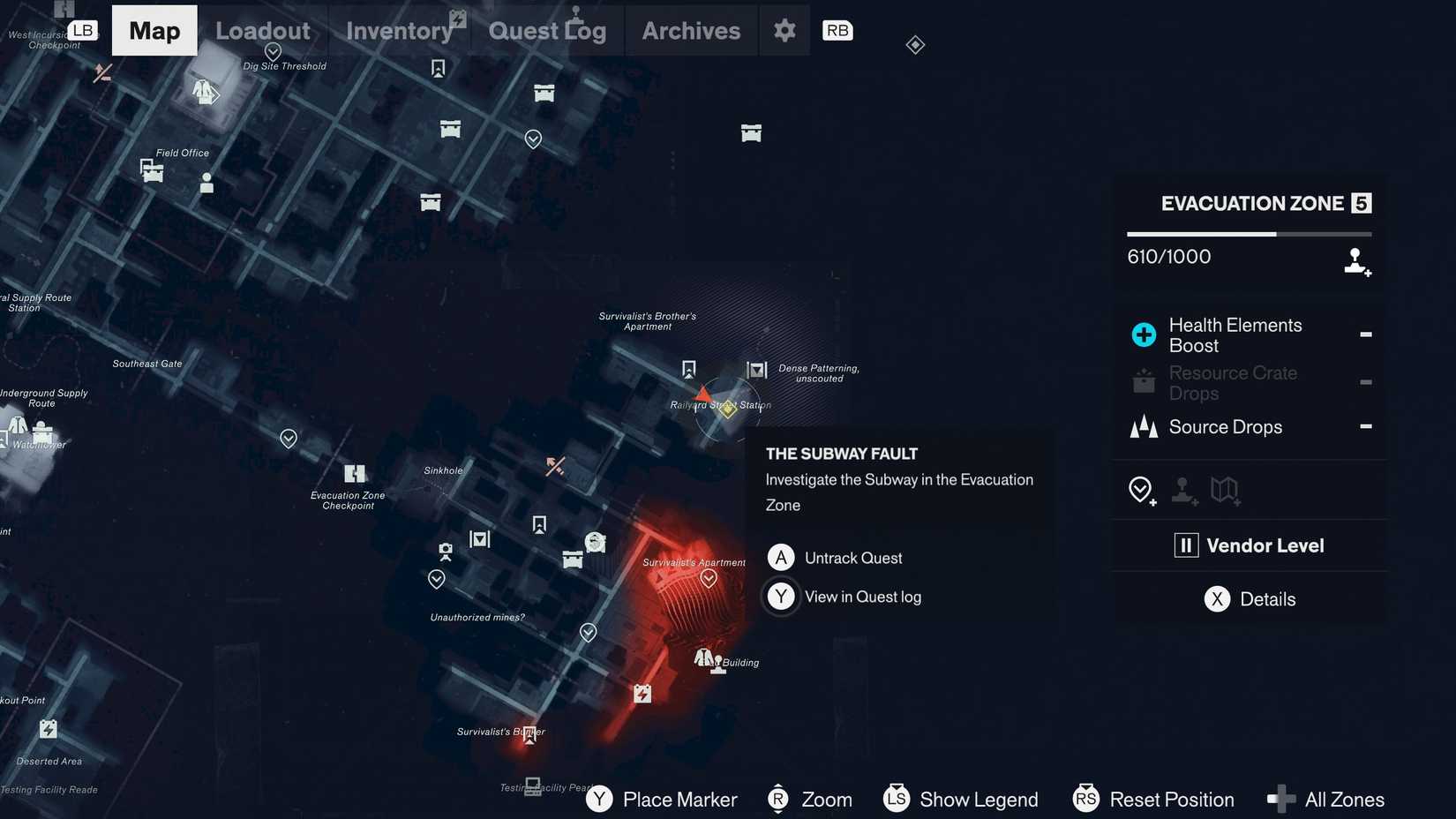 Subway Fault Location Control Resonant