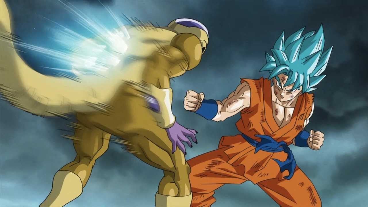 Dragon Ball: 5 Serangan Terkuat Goku yang Hanya Digunakan Sekali dan Peringkatnya 21 Super Saiyan Blue Goku vs Golden Frieza