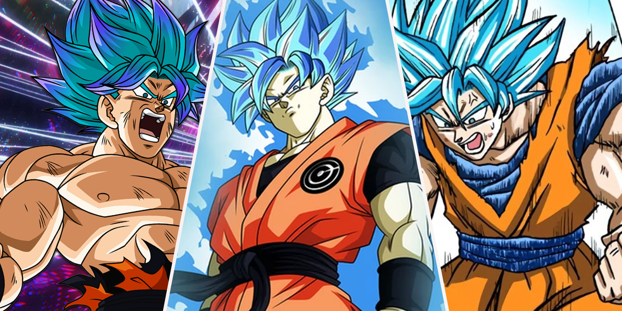 Dragon Ball: Goku's 6 Strongest Versions of Super Saiyan Blue, Ranked