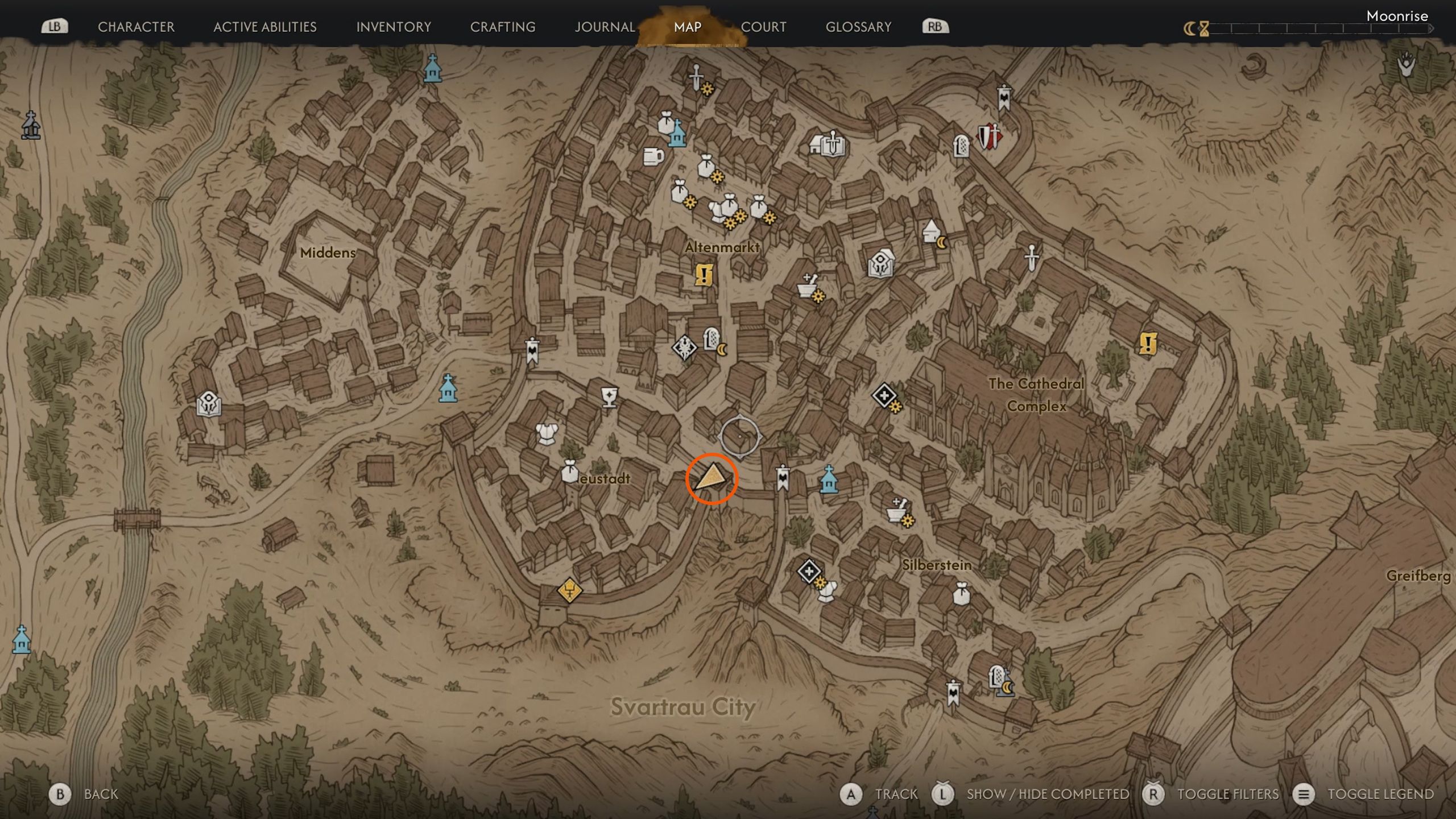 svartrau city stash location 1 in the blood of dawnwalker