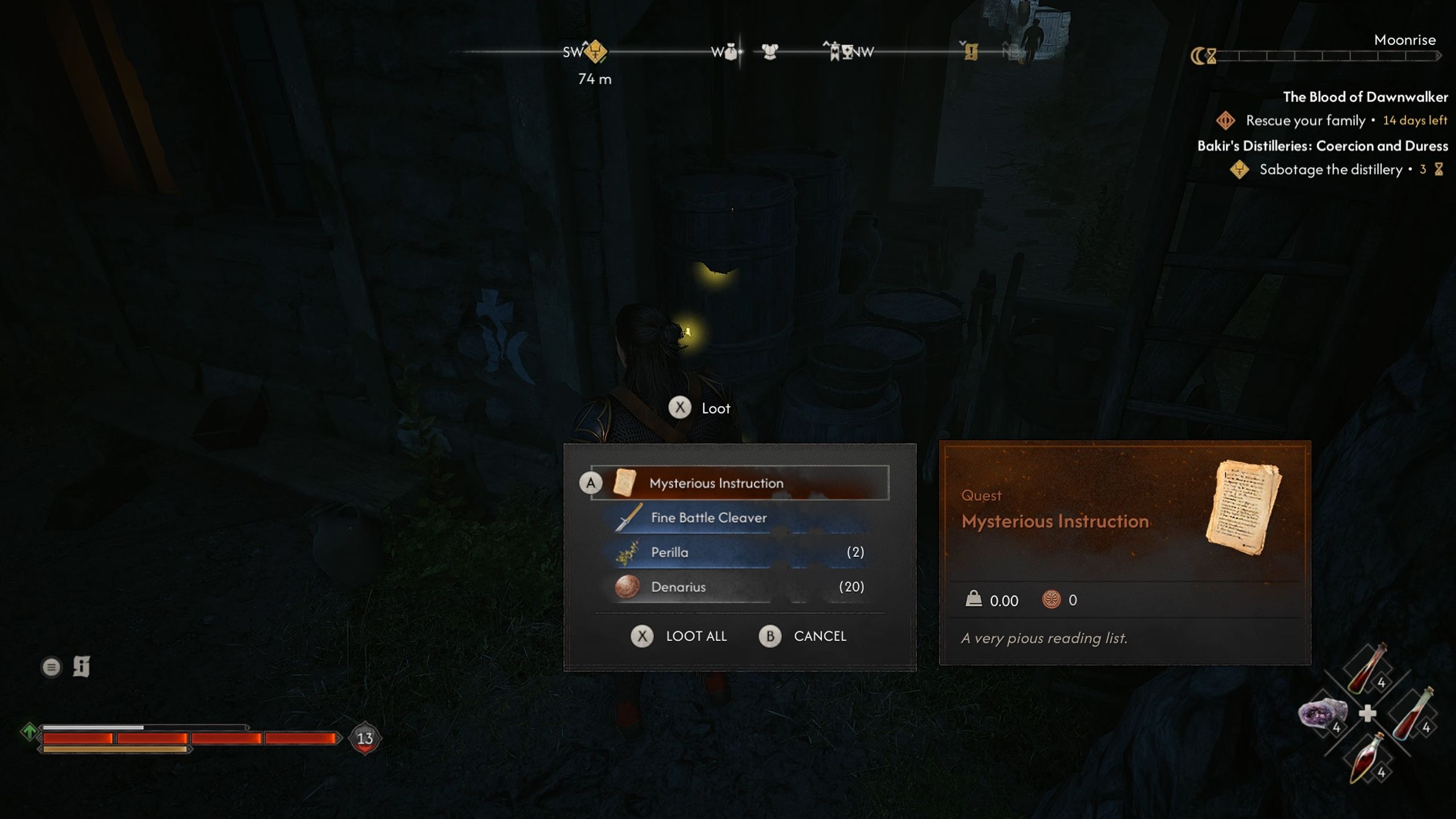 svartrau city stash location 2 in the blood of dawnwalker