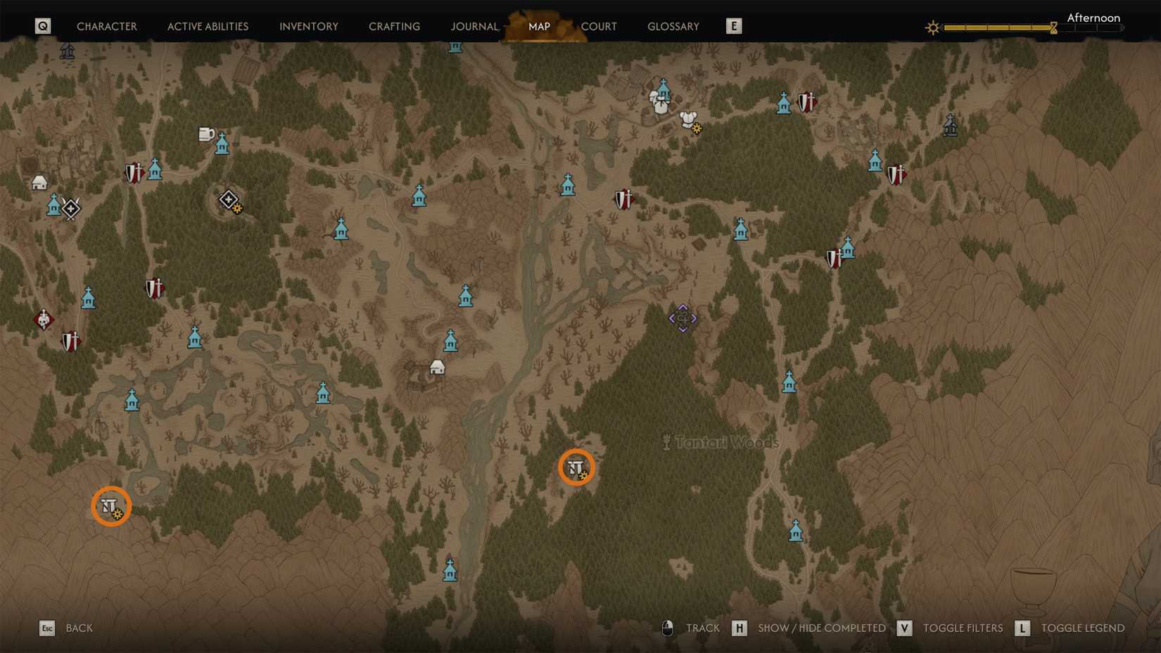 Tantari Woods Ancient Ruin Locations In The Blood Of Dawnwalker
