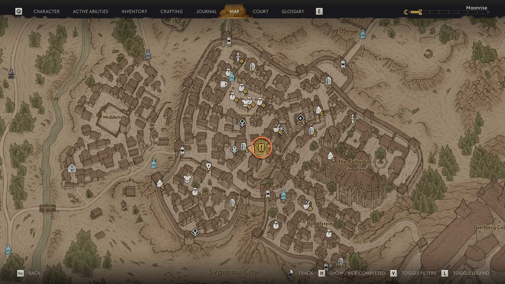 the-blood-of-dawnwalker-all-sanzhani-locations-letters-to-lunka-quest - where to find sanzhana sanzhani quest location map - tiny dancer