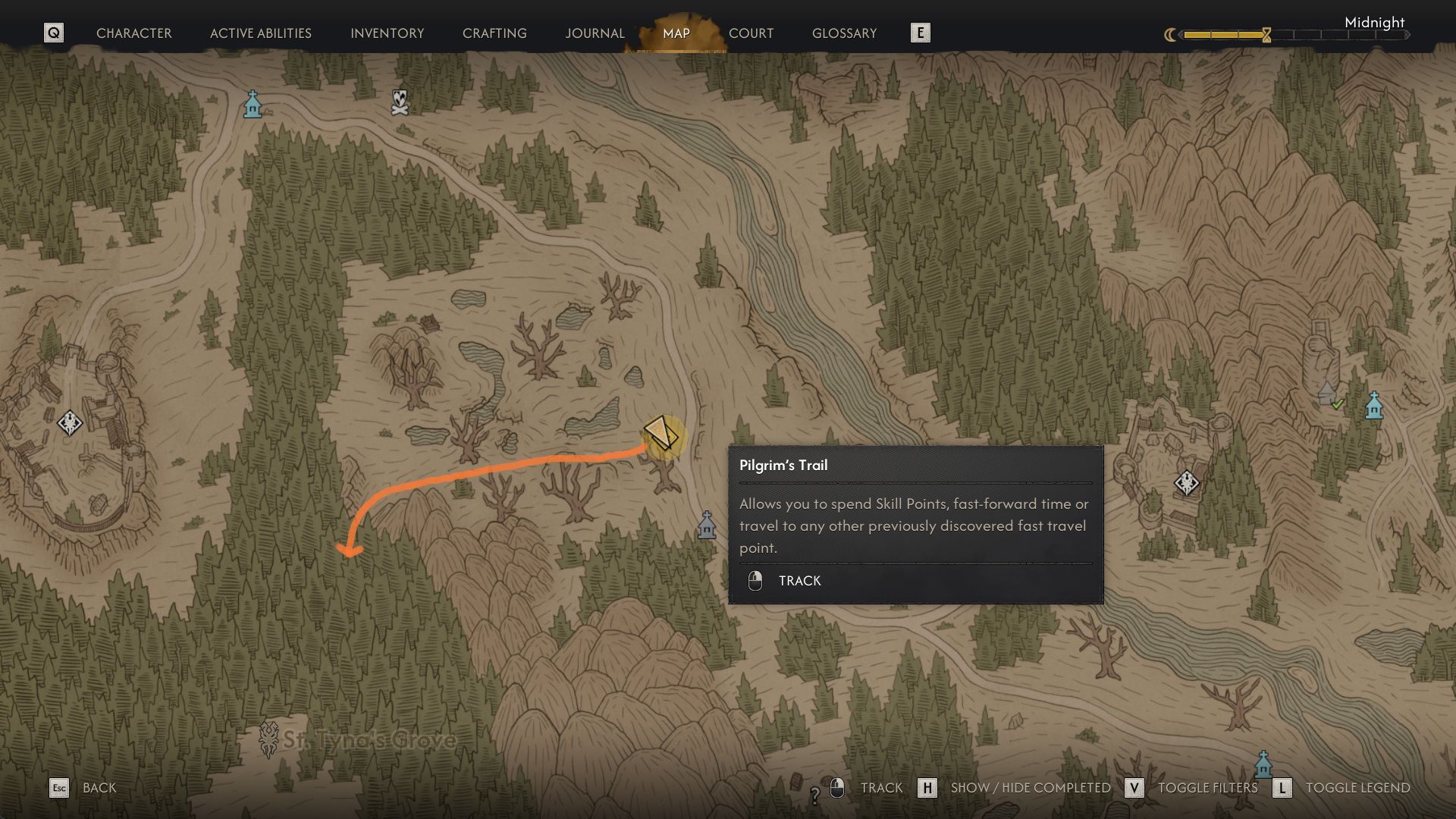 the-blood-of-dawnwalker-lost-blood-quest-find-letter-author-silberstein-inspect-blood-trail-track-where-go
