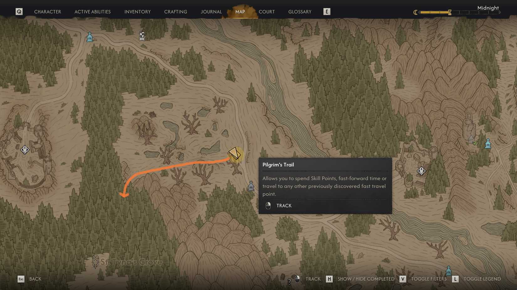 the-blood-of-dawnwalker-lost-blood-quest-find-letter-author-silberstein-inspect-blood-trail-track-where-go