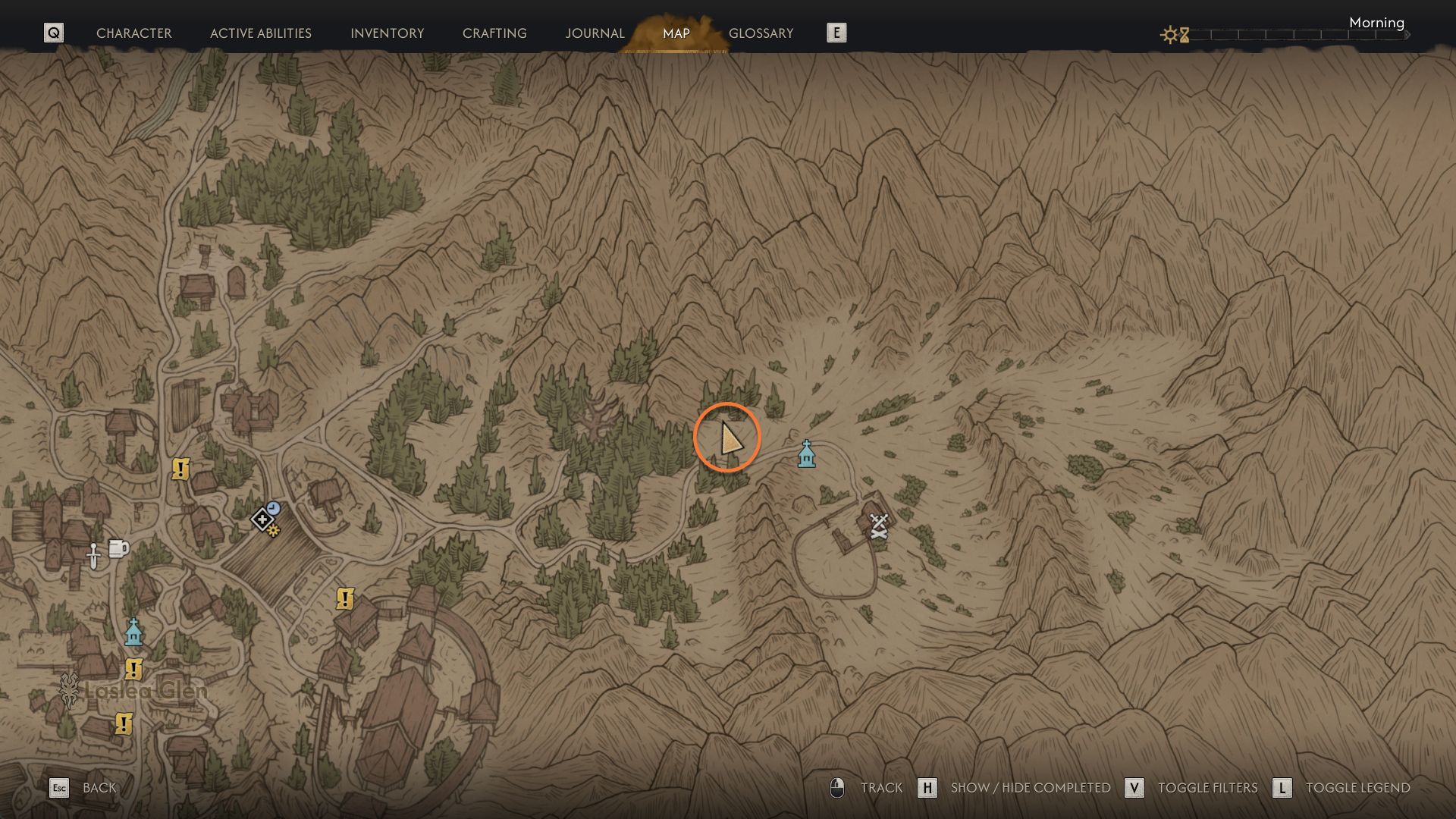 Quest Dead Drop dalam The Blood of Dawnwalker 6 the-blood-of-dawnwalker-tbod-dead-drop-quest-look-clues-stash-tree-location