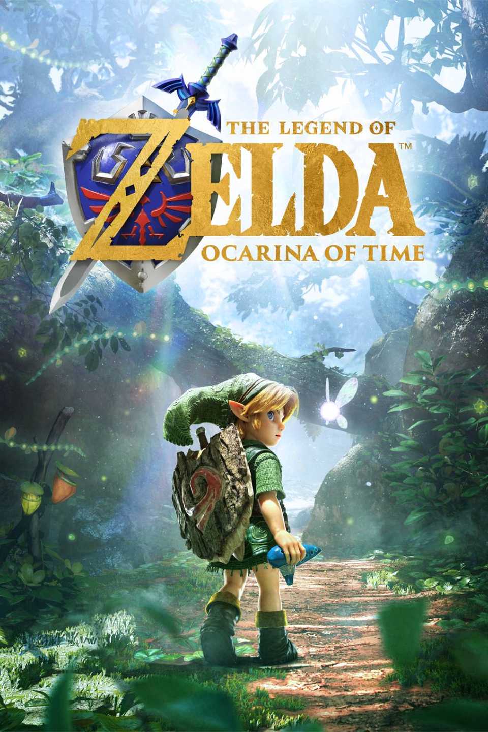The Legend of Zelda Ocarina of Time Remake Tag Page Cover Art-1