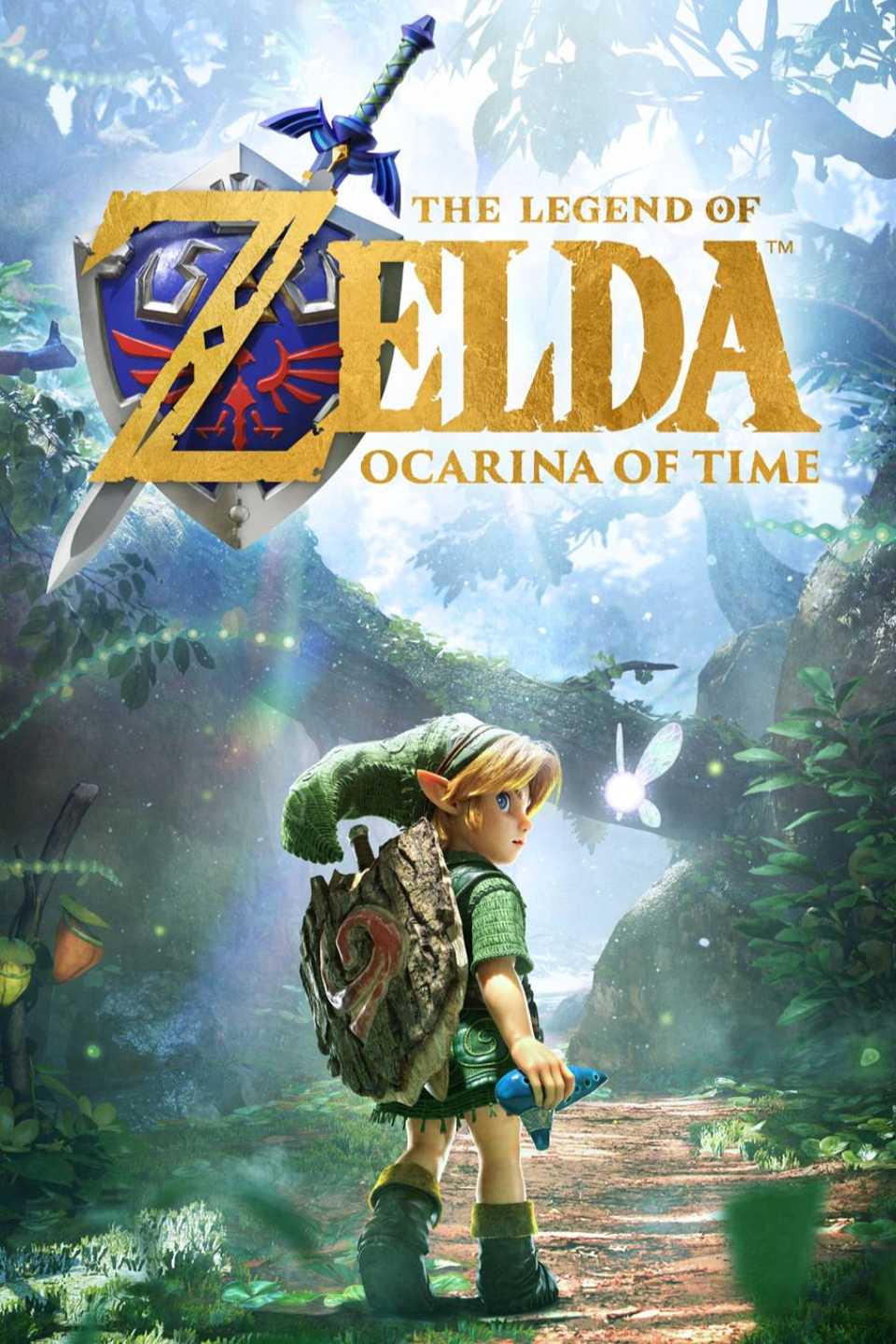The Legend of Zelda Ocarina of Time Remake Tag Page Cover Art