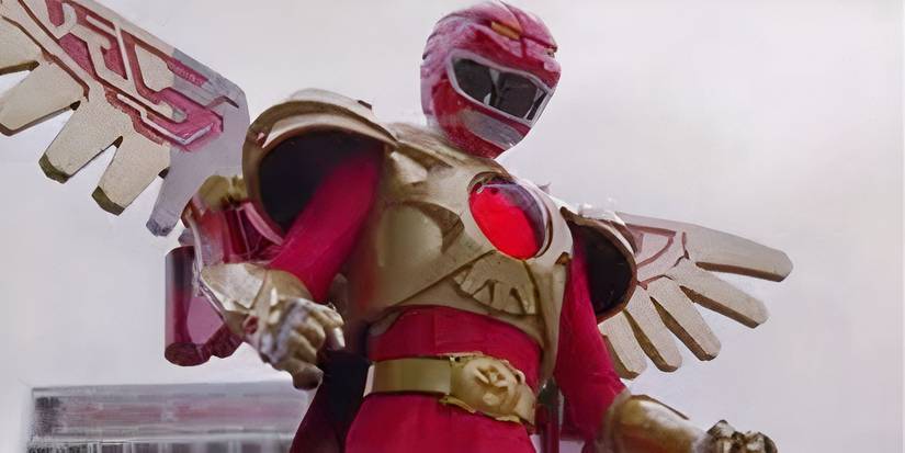 The Red Savage Warrior form in Power Rangers