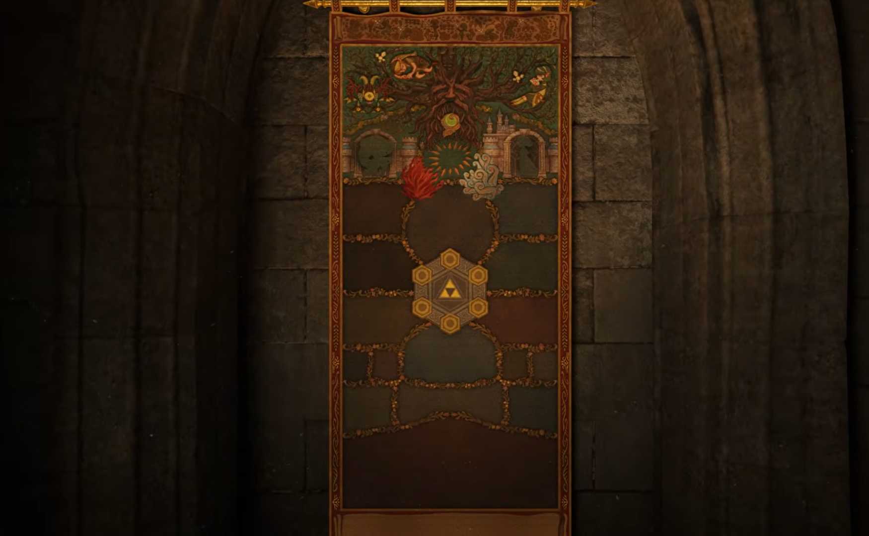 threads of time ocarina of time remake zelda switch 2 tapestry