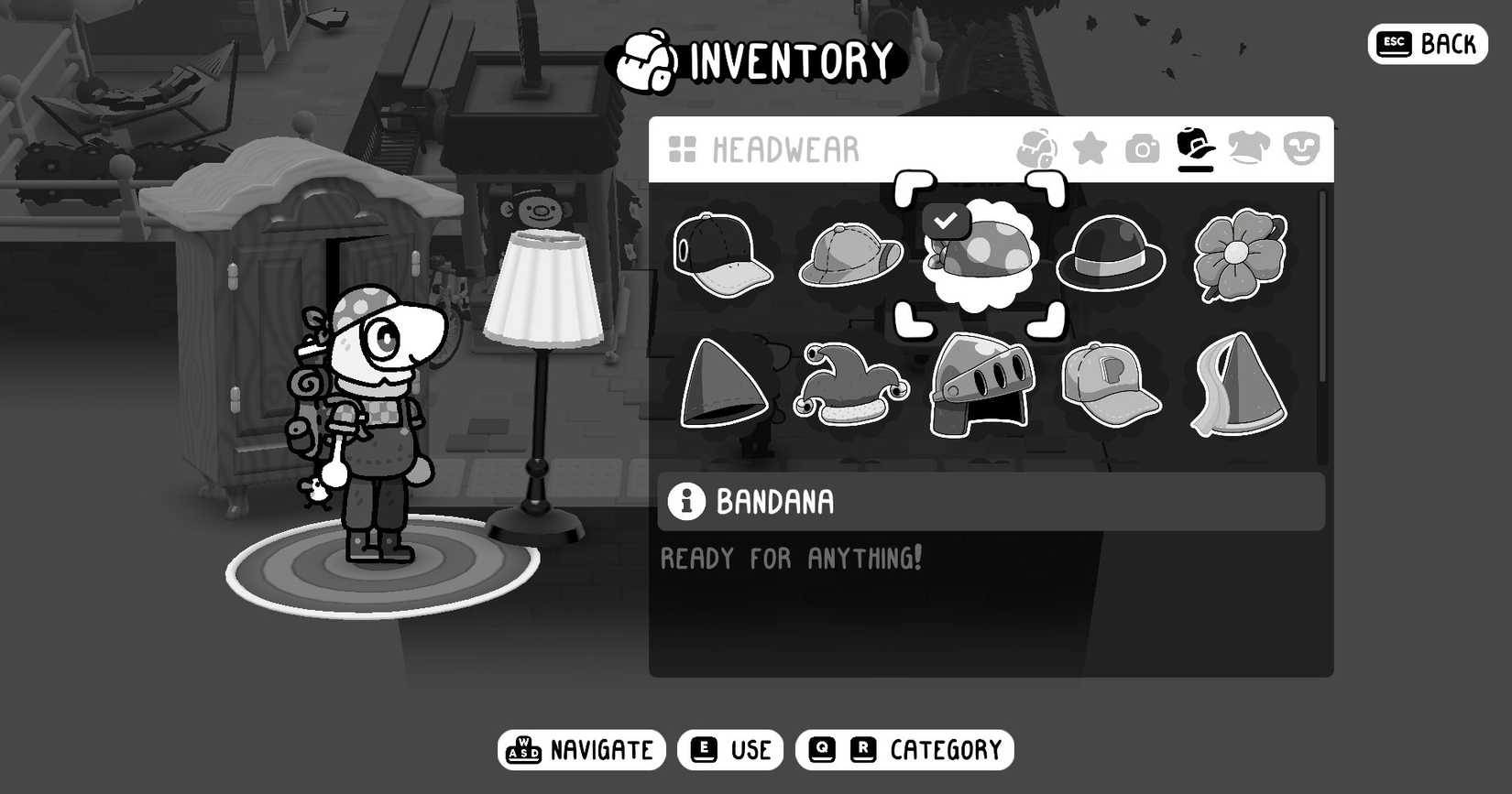 The bandana headwear in Toem 2.