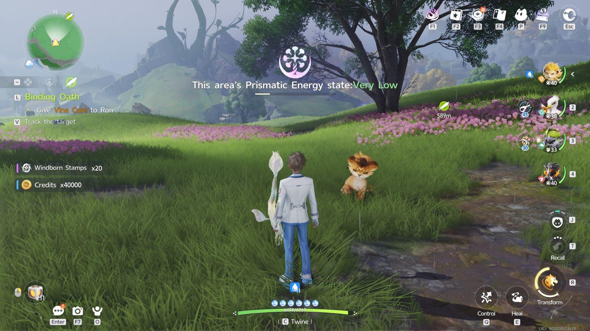 All Aniimo in Nimbus Fields