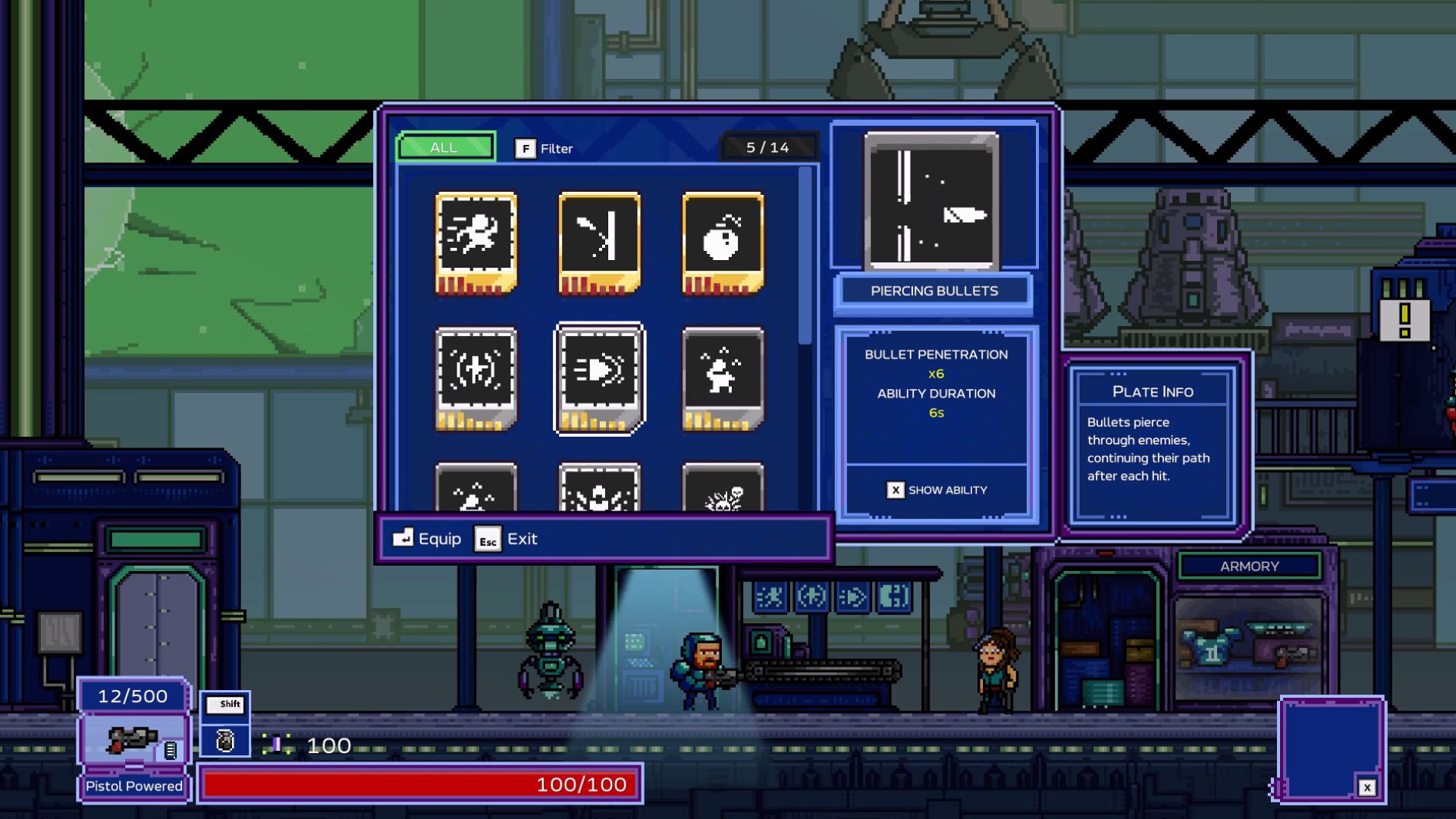 Two Sides of Hell soldier mode screenshot with inventory