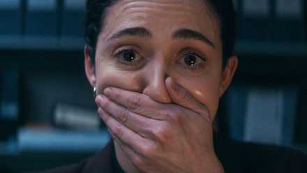 A still of Emmy Rossum's Alice Black in Furious finale