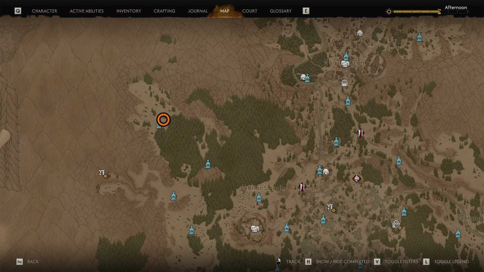 uriash Forager location in the blood of dawnwalker
