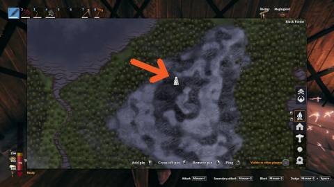 Valheim Forge of Potential map icon