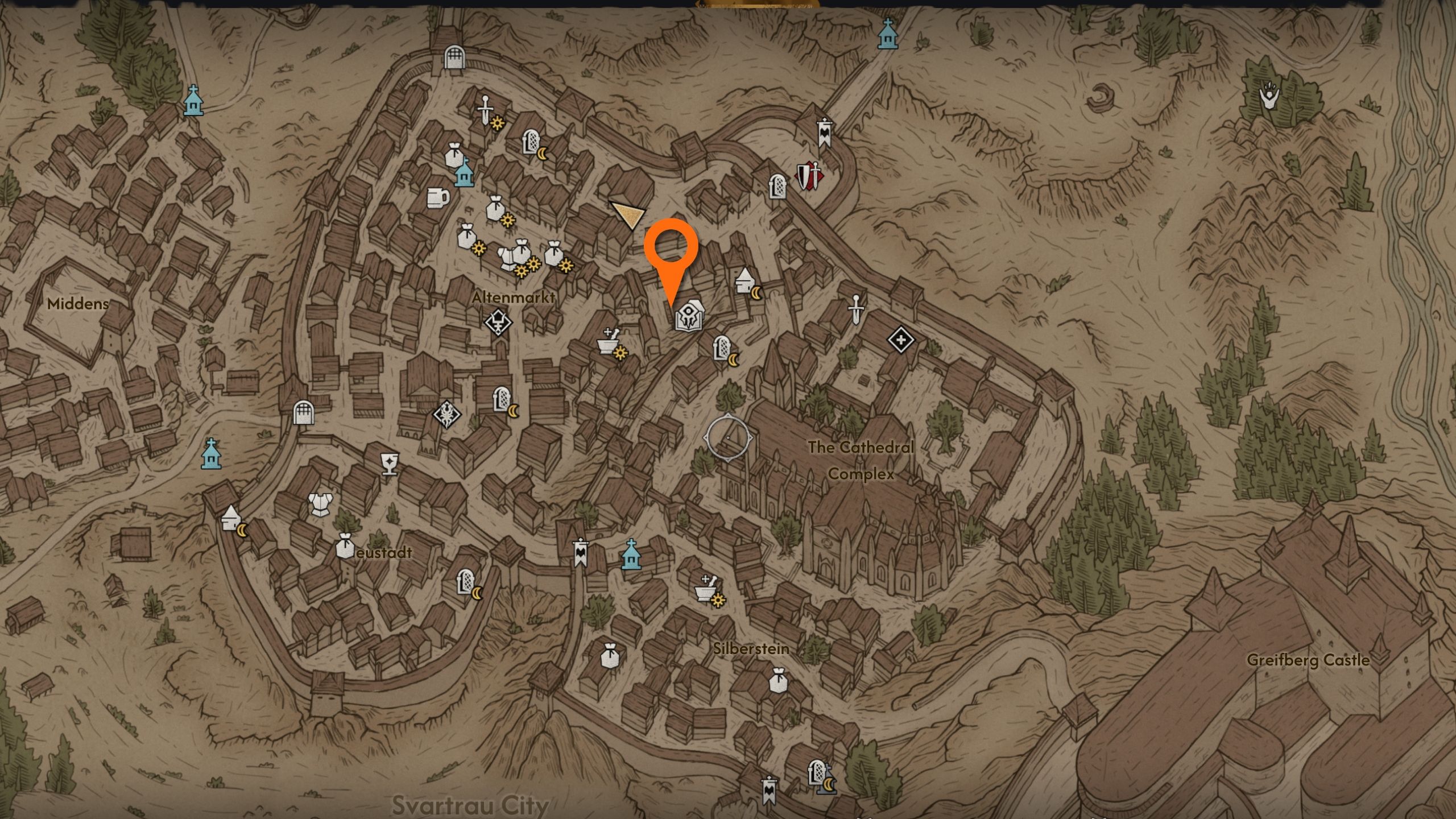 Vicho's Emporium Location Blood of Dawnwalker
