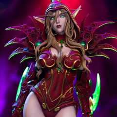 Warcraft Edisi Resmi Terbaru Seharga $400 Dikonfirmasi Rilis 2027 8 Warcraft Valeera Sanguinar HEX Collectibles Statue 3