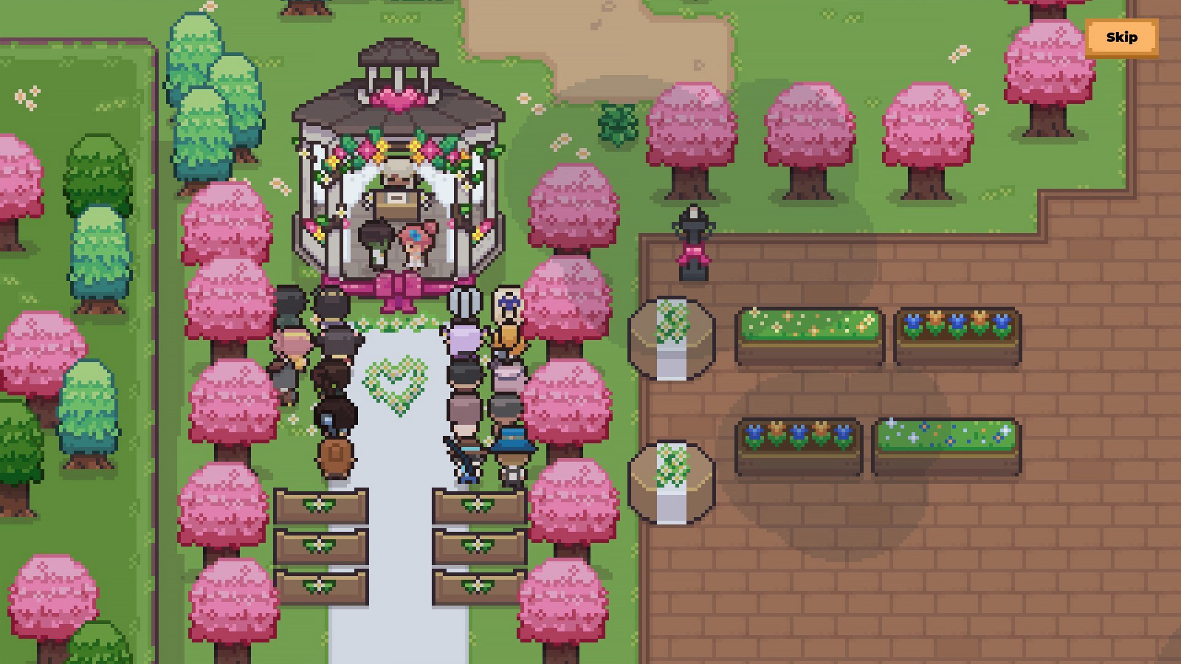 Wedding ceremony in Research Story