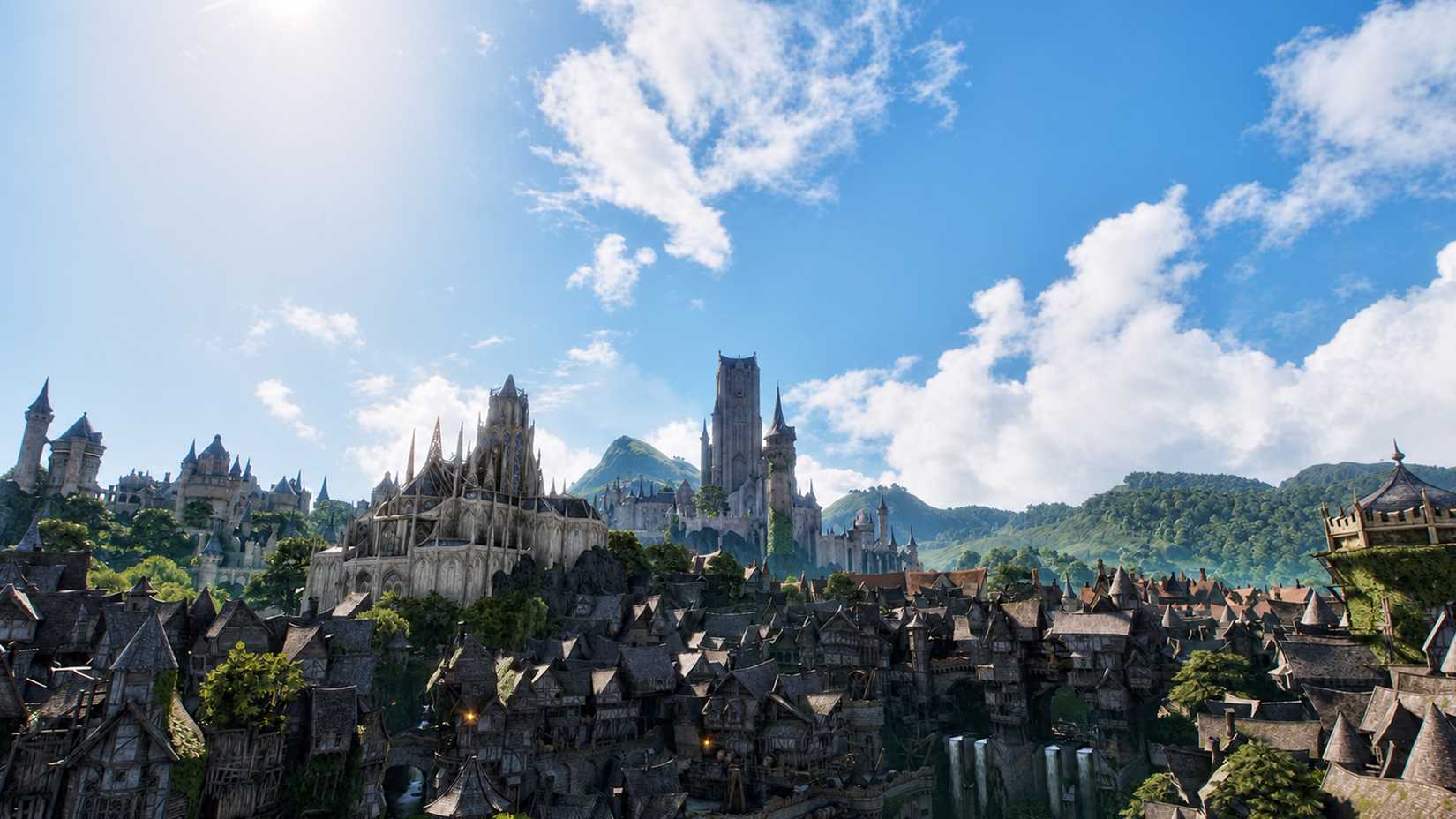 Wide shot of Albion in the Fable reboot by Playground Games