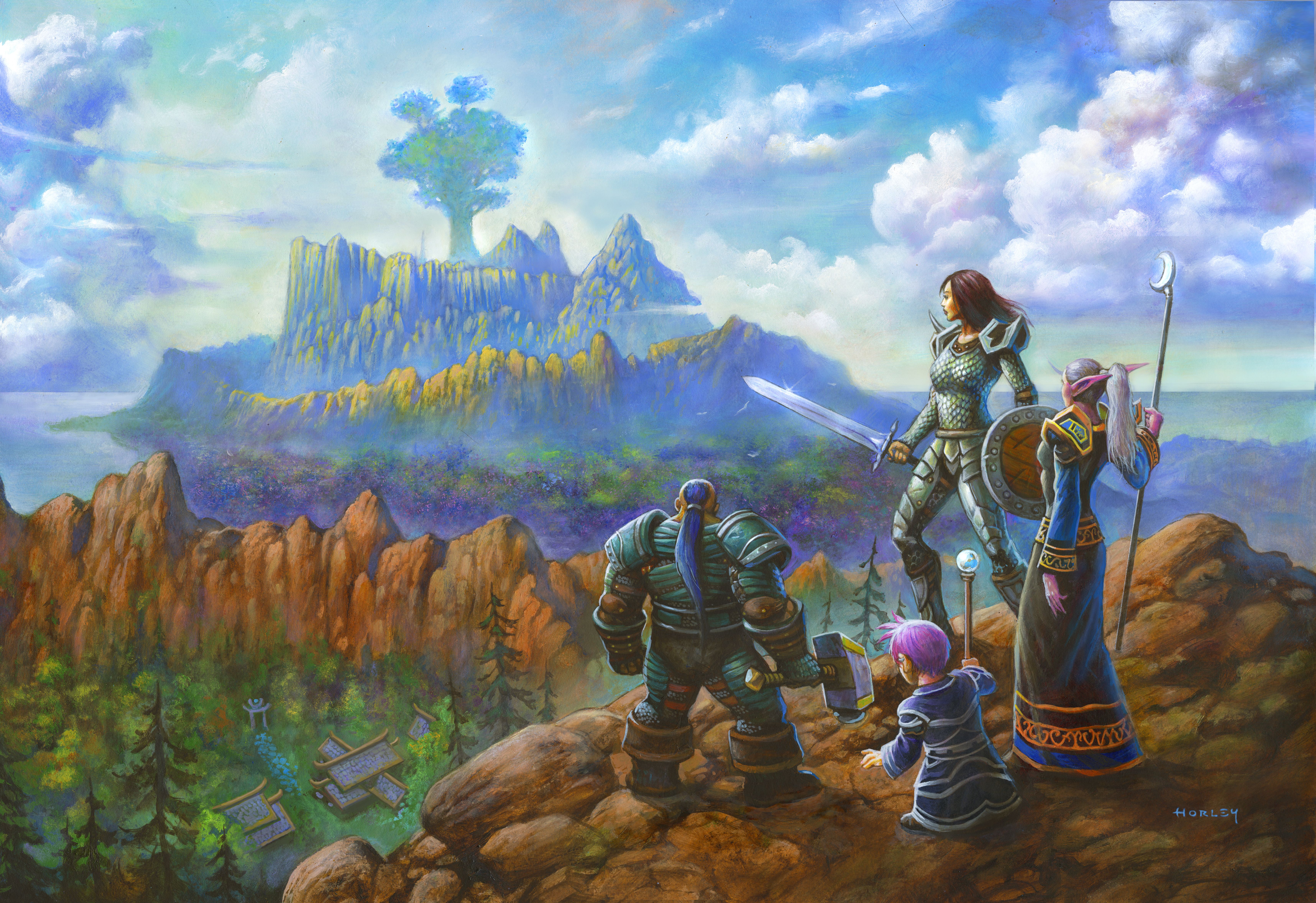 World of Warcraft Forever Key Art Alliance