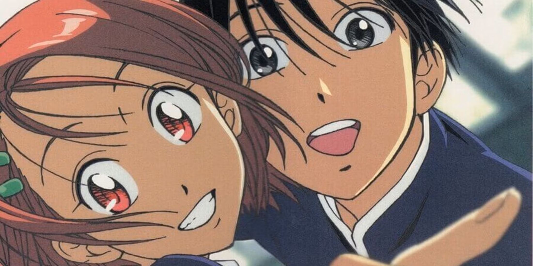 Yukino and Suichiro smiling