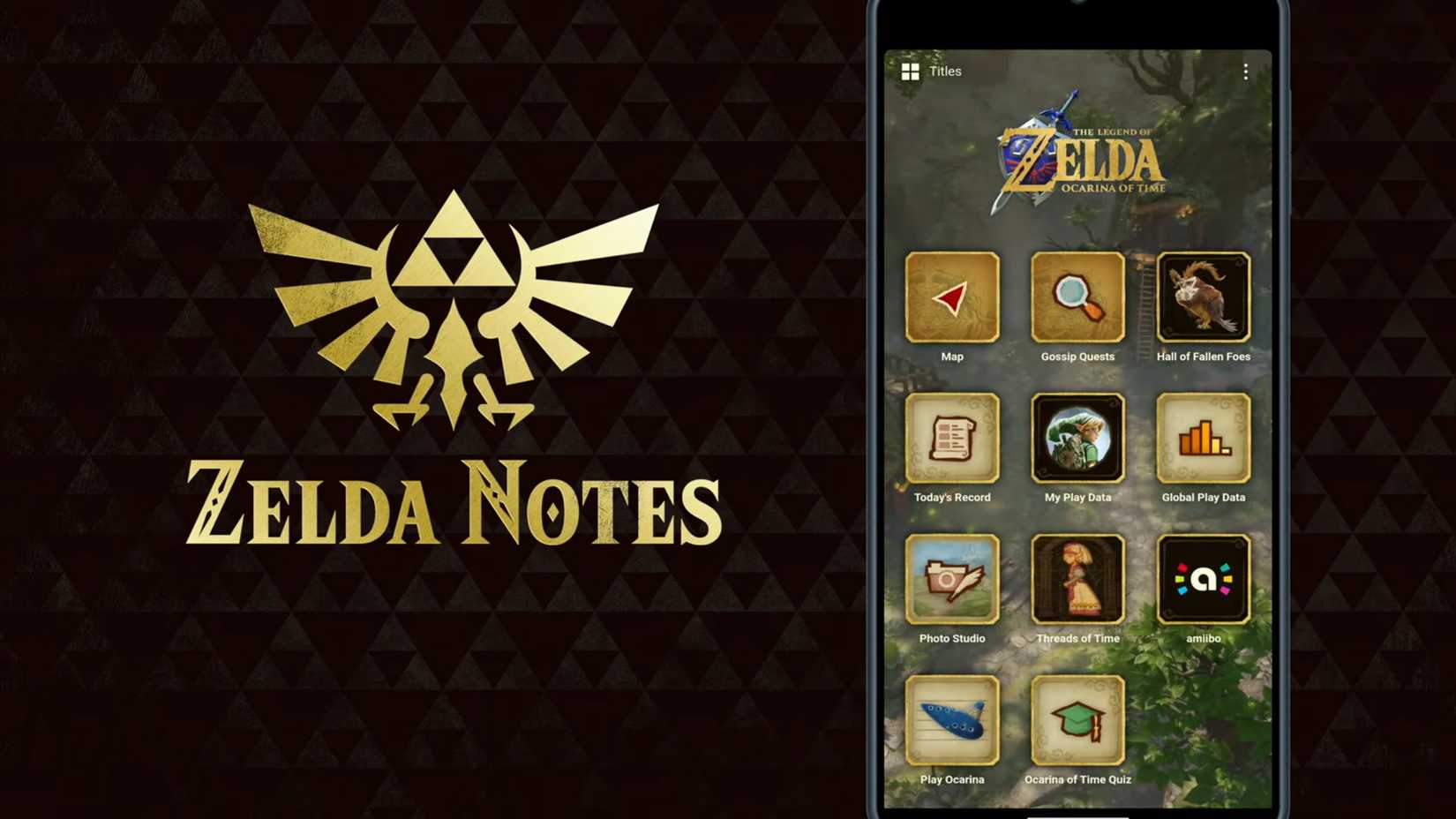 zelda notes ocarina of time features
