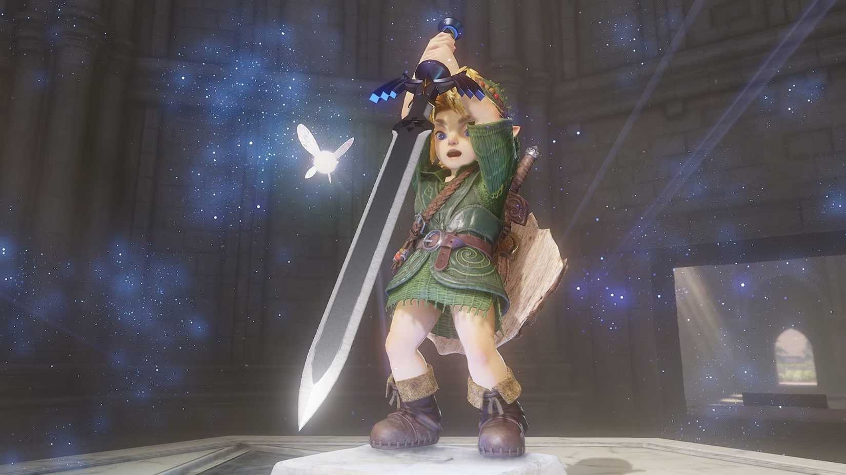 zelda ocarina of time remake link master sword
