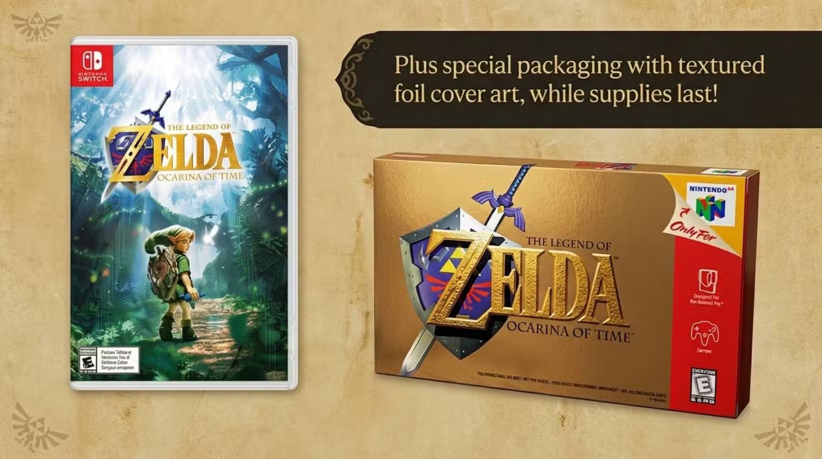 zelda oot n64 slip cover
