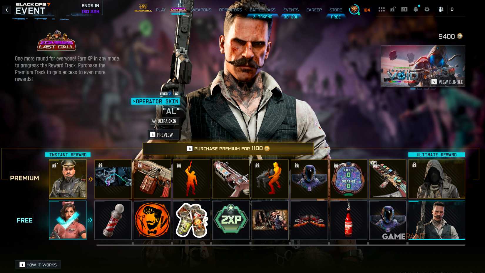 Zombies Last Call Event Rewards - Black Ops 7