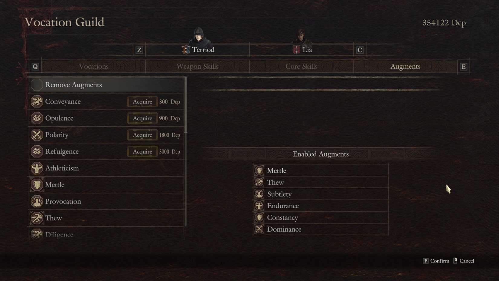 DD2 DA Mystic Spearhand Augments