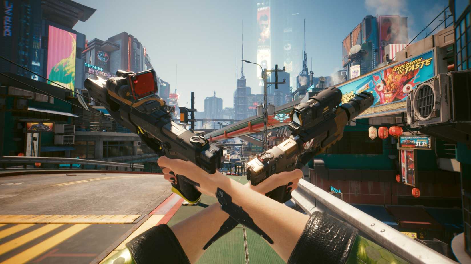 CP2077 Dual Wielding pistols