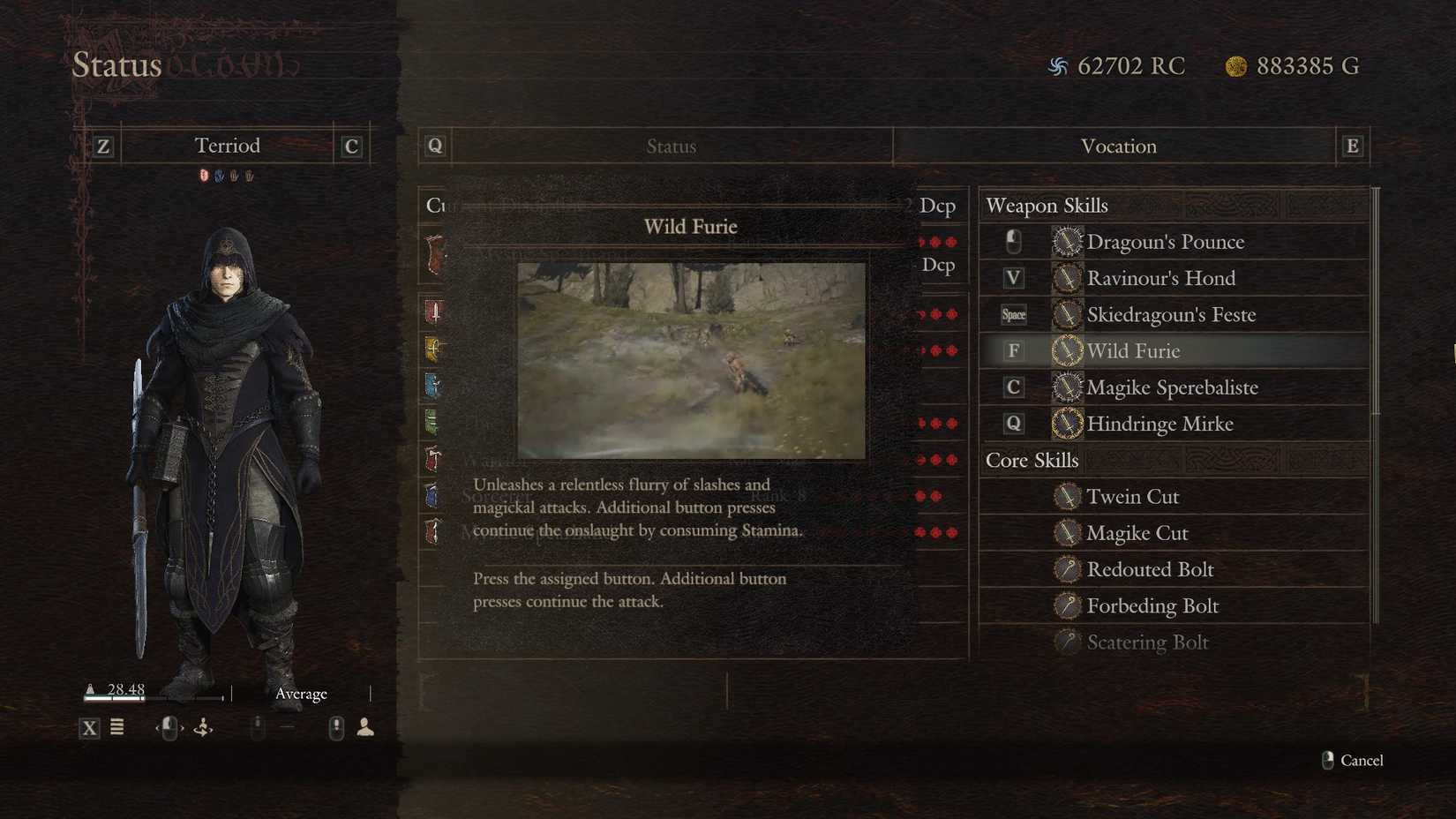 DD2 Dark Arisen Mystic Spearhand skills