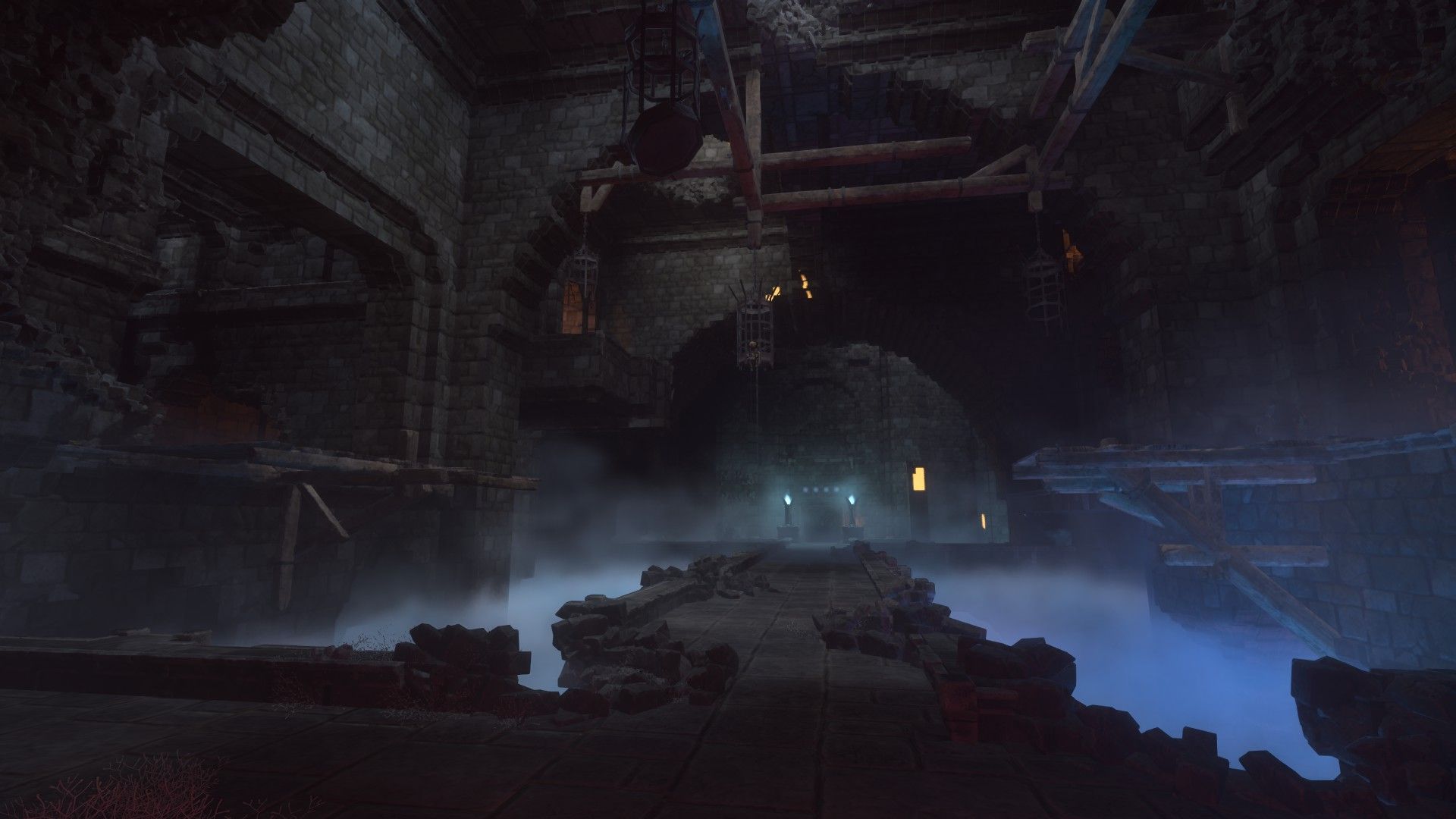 Enshrouded Mistbury Catacombs main hall