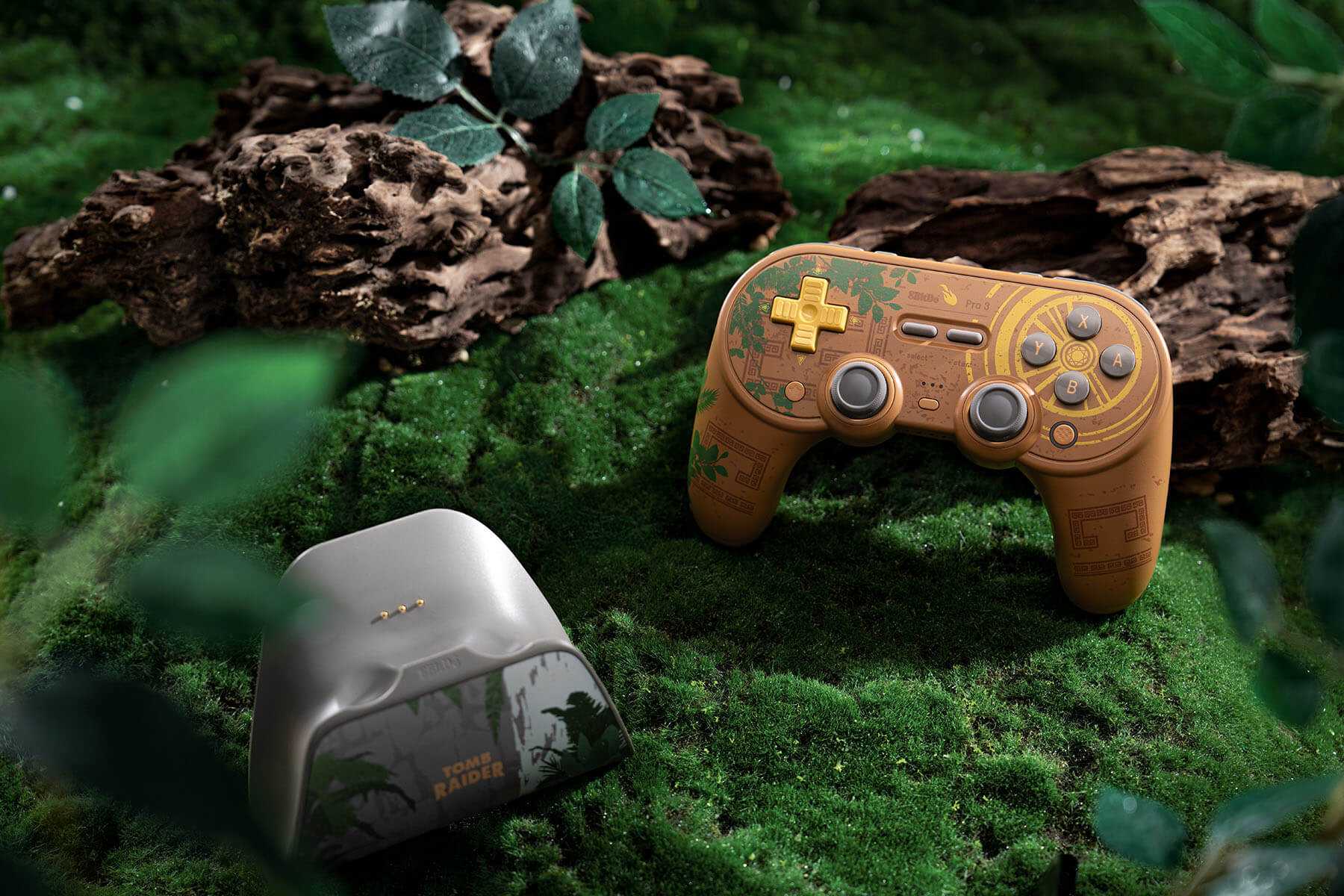 8BitDo Nintendo Switch 2 Pro 3 Bluetooth Controller - Tomb Raider 30th Anniversary Edition 1