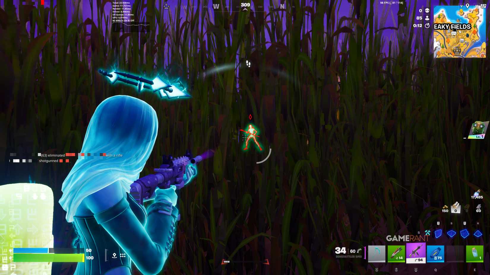 Bonerattler SMG in Fortnite