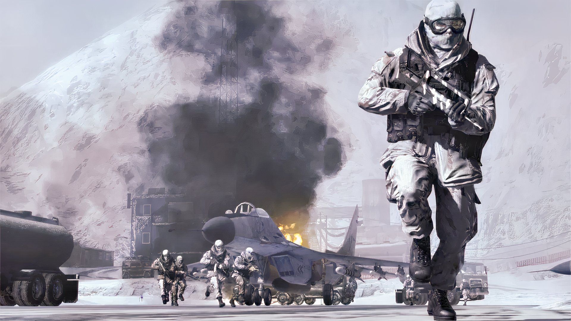 Call of Duty Modern Warfare 2 screenshot of Russian Spetznaz solider