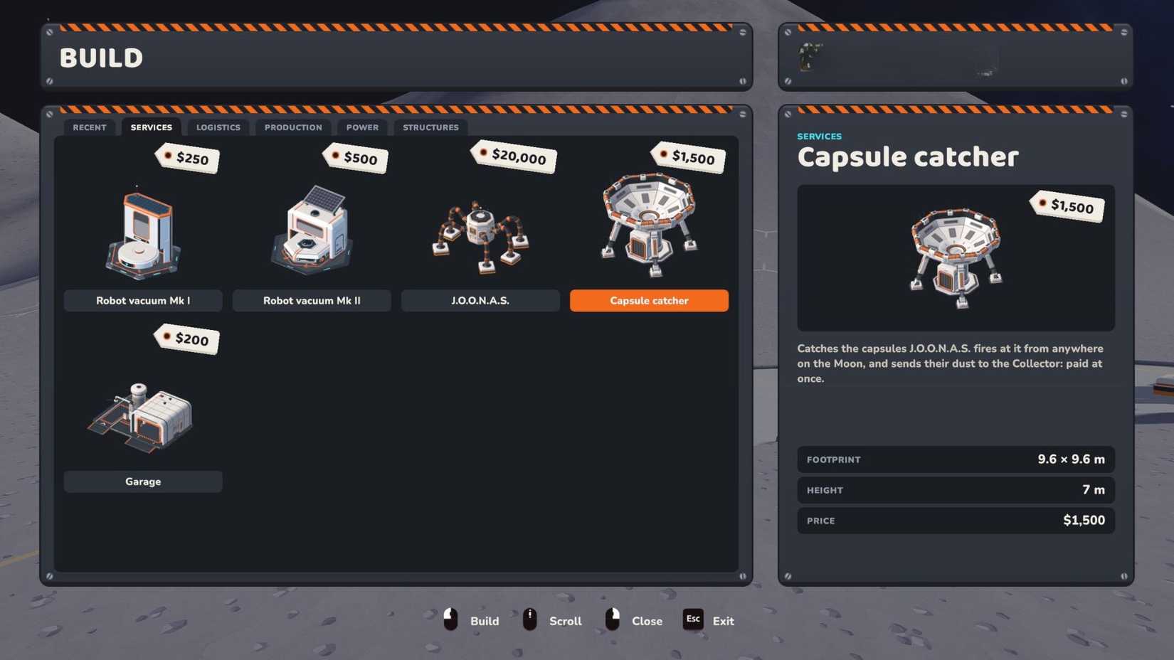 Capsule Catcher in Moon Sweepers