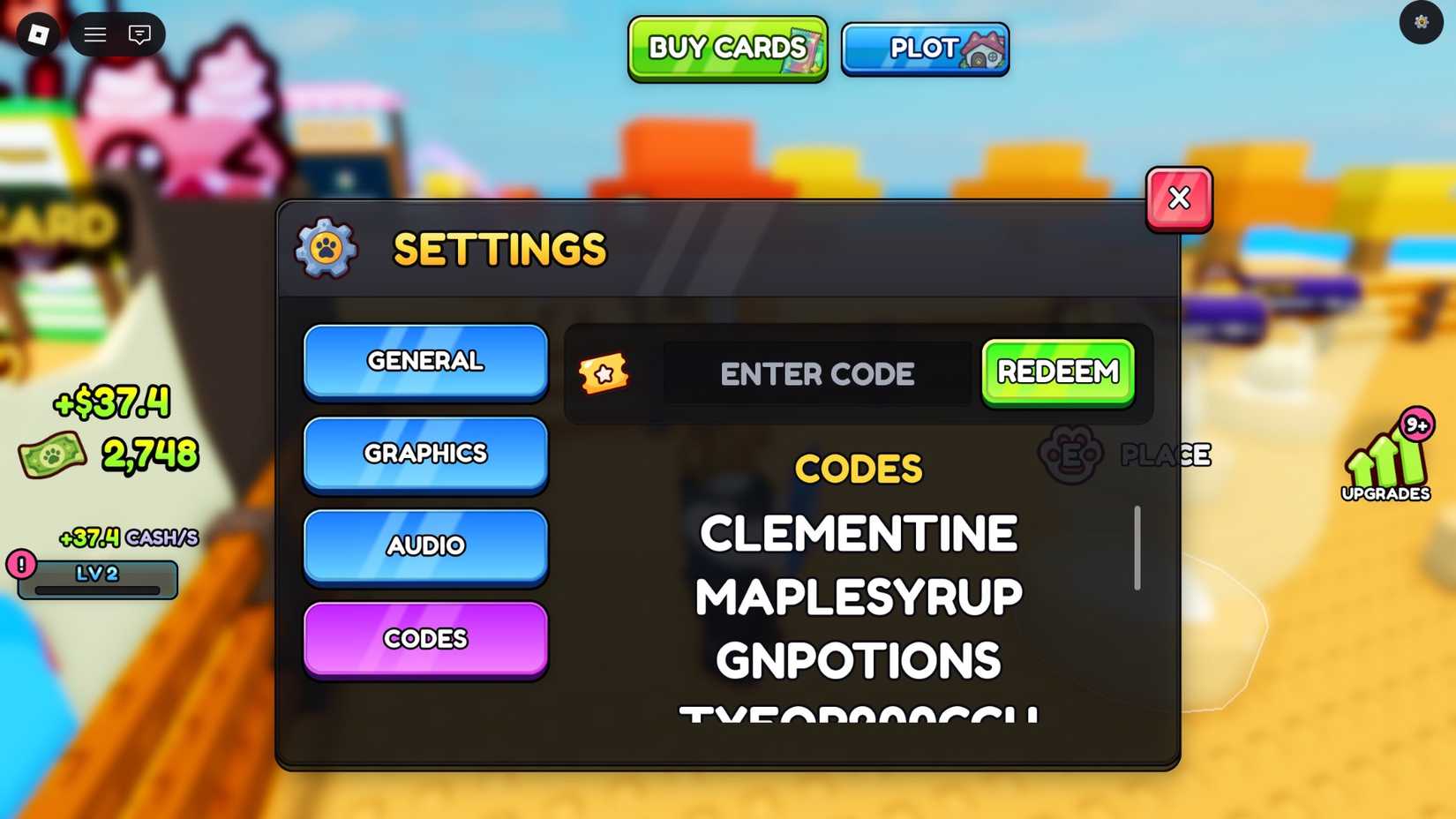Collect Cat Cards Codes
