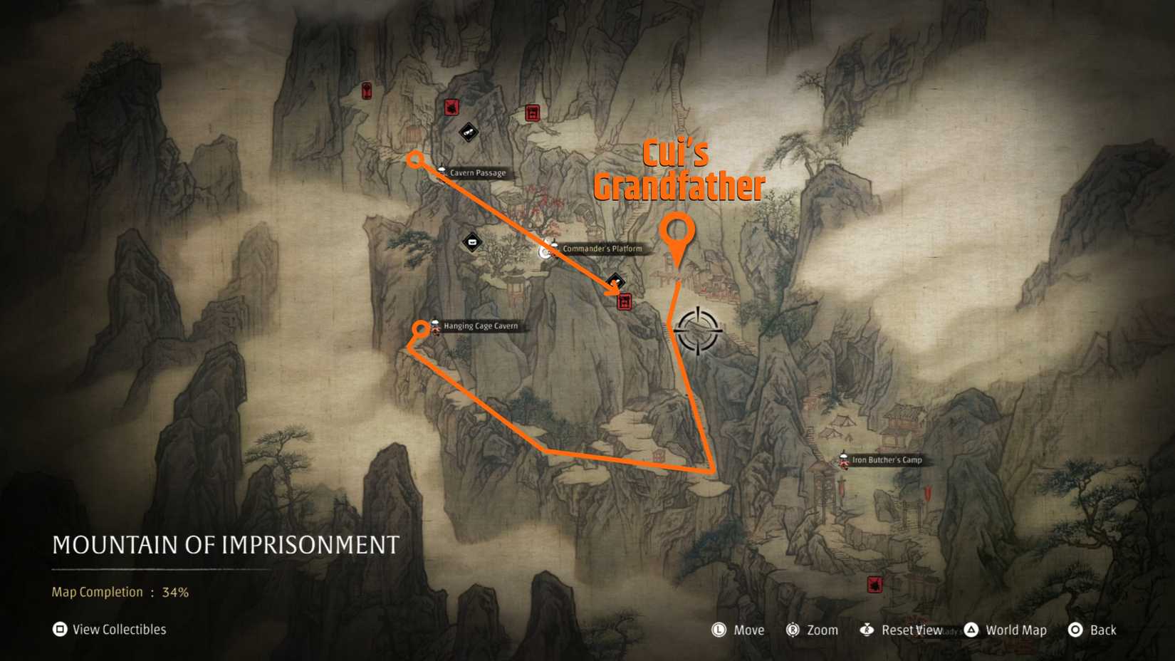 Cui's Grandfather Location Phantom Blade Zero