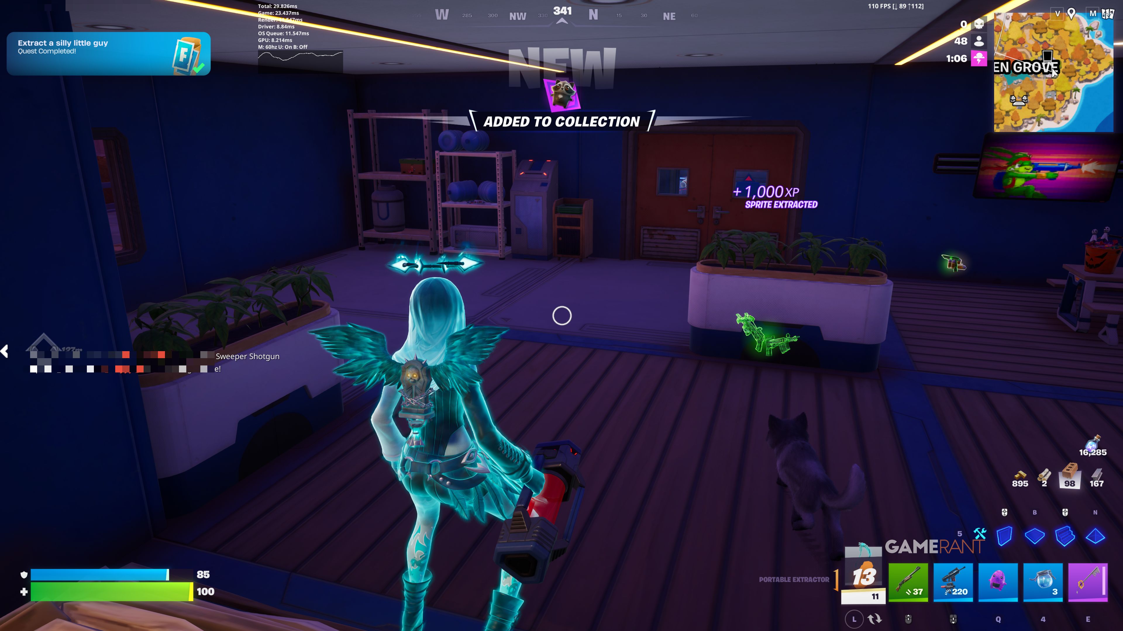 Dumpster Dive Sprite Location in Fortnite - 2