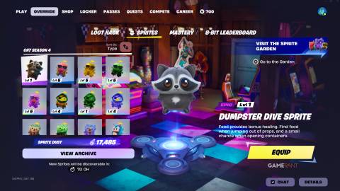 Dumpster Dive Sprite Location in Fortnite - 3