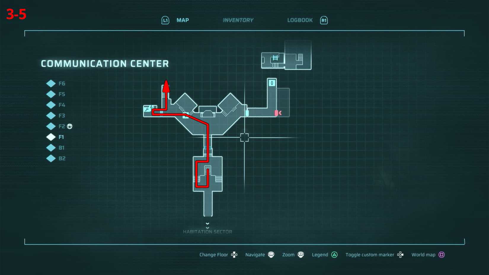 Communication Center part 1 walkthrough in End of Abyss.