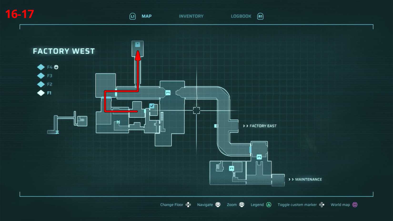 Factory West part 2 walkthrough in End of Abyss.